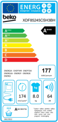 Beko XDF85245CSH3BH