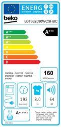 Beko B3T682590WCSHBC