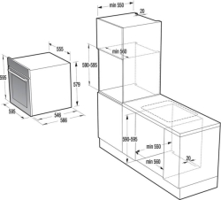 Gorenje BCS798S24BG vest. trouba